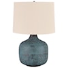 Signature Design Lamps - Casual Malthace Patina Metal Table Lamp