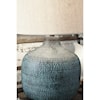 Signature Design Lamps - Casual Malthace Patina Metal Table Lamp