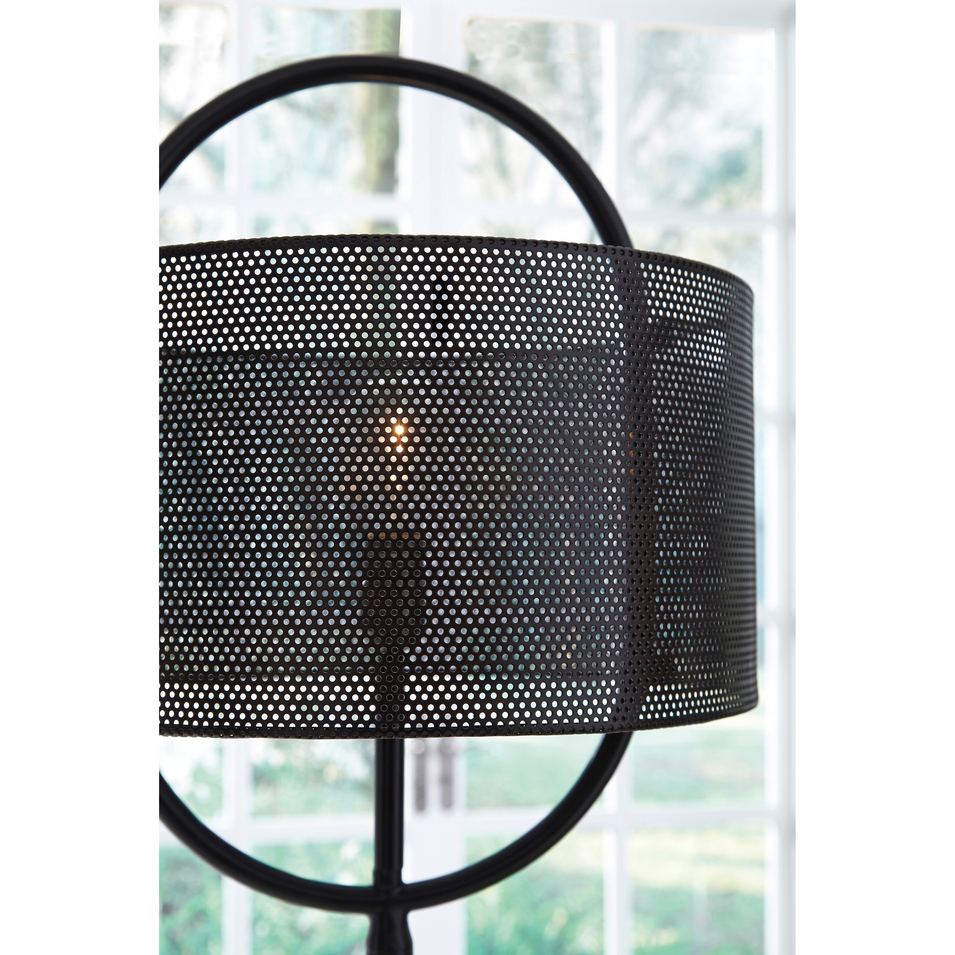 Majed Bronze Finish Metal Floor Lamp