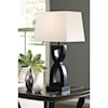 Ashley Furniture Signature Design Lamps - Contemporary Set of 2 Amasi Poly Table Lamps