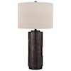 Ashley Furniture Signature Design Lamps - Contemporary Set of 2 Makya Black/Gold Resin Table Lamps