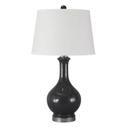 Shavonnia Blue Ceramic Table Lamp