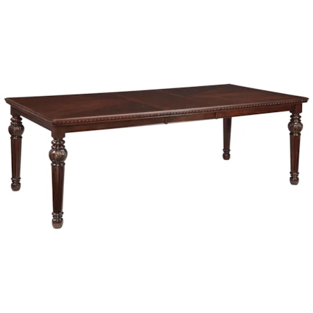 Traditional Rectangular Dining Room Extension Table