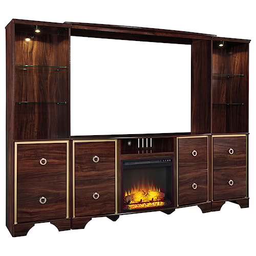 Signature Design by Ashley Furniture Lenmara Glam
