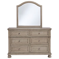 6-Drawer Dresser & Bedroom Mirror