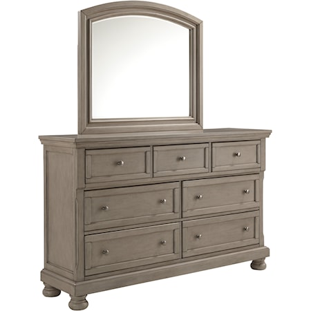 7-Drawer Dresser and Mirror Set