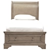 Signature Design by Ashley Furniture Lettner Twin Sleigh Storage Bed