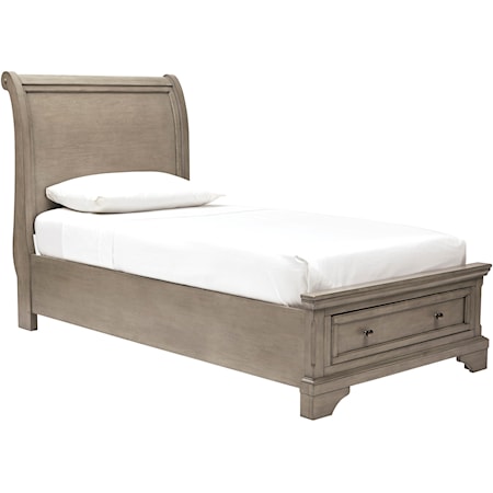 Twin Sleigh Storage Bed