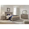 Signature Design Lettner Queen Panel Bed with Storage Footboard