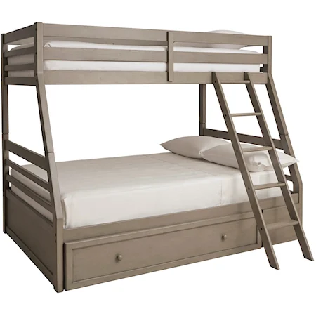 Twin/Full Bunk Bed w/ Under Bed Storage