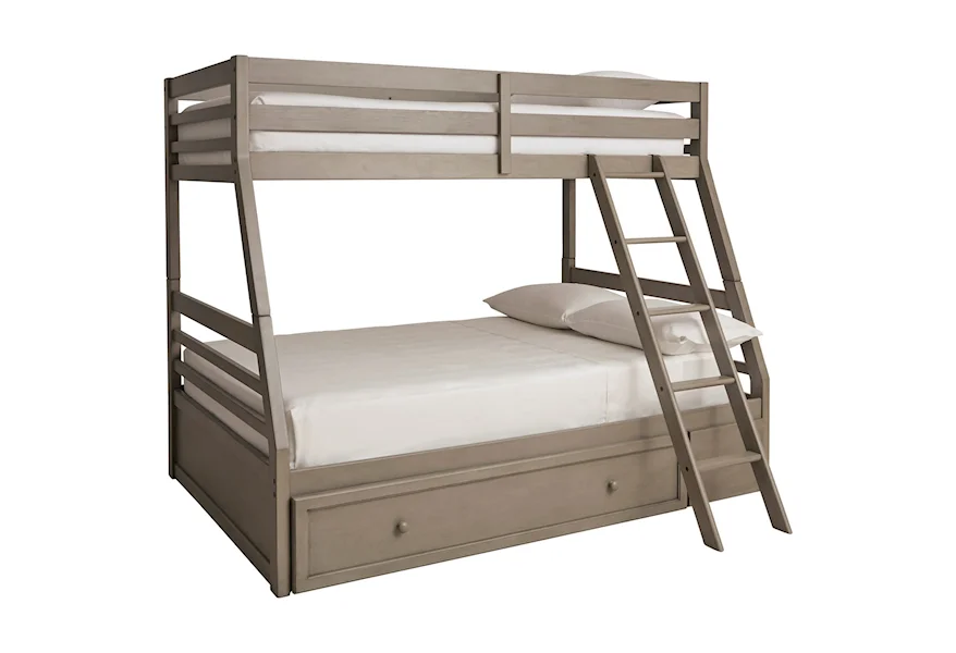 Lettner Twin/Full Bunk Bed w/ Under Bed Storage by Signature Design by Ashley at VanDrie Home Furnishings