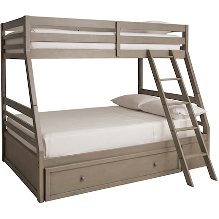 Twin/Full Bunk Bed w/ Under Bed Storage