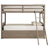 Ashley Signature Design Lettner Twin/Twin Bunk Bed w/ Ladder & Storage