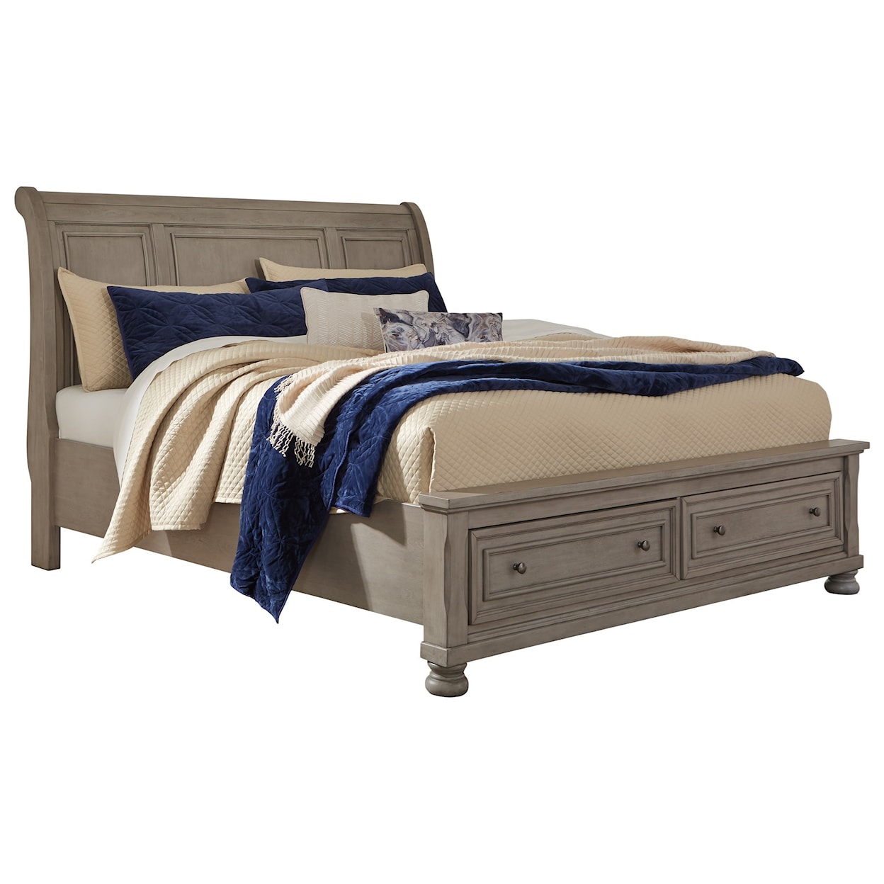 Michael Alan Select Lettner California King Sleigh Bed