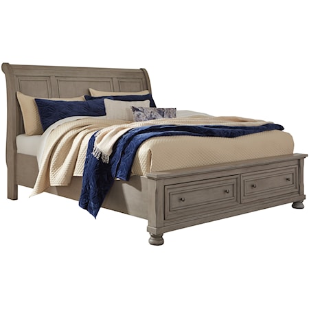 Queen Sleigh Bed