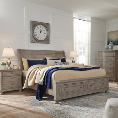 Queen Sleigh Bed