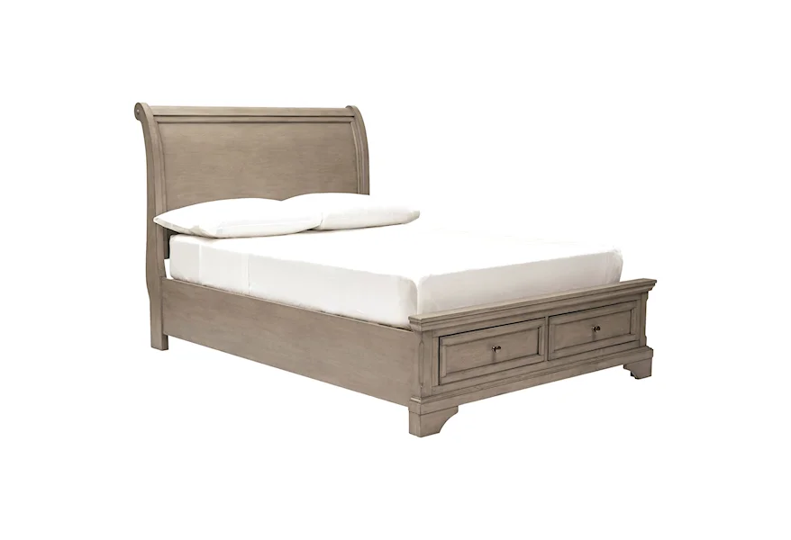Lettner Full Sleigh Storage Bed by Signature Design by Ashley at Beck's Furniture