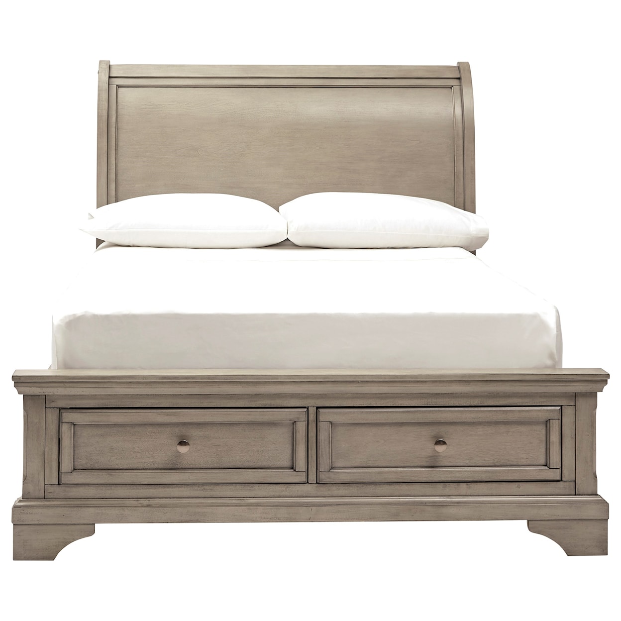 Signature Design by Ashley Lettner Full Sleigh Storage Bed