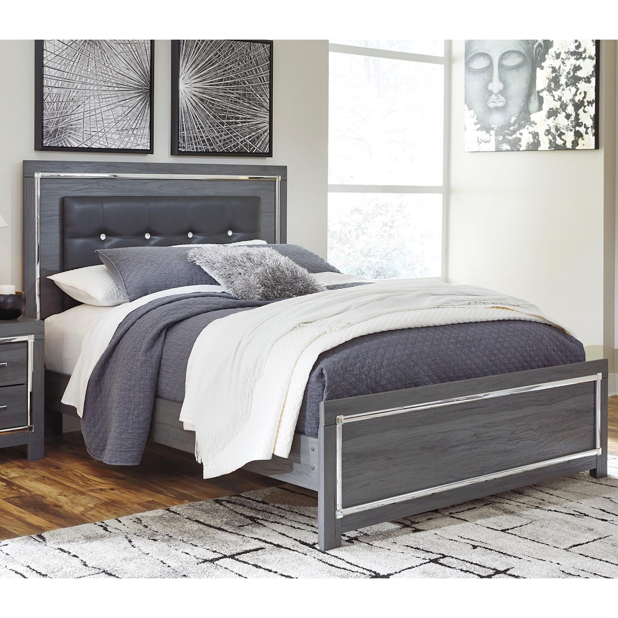 Ashley Furniture Signature Design Lodanna King Upholstered Bed