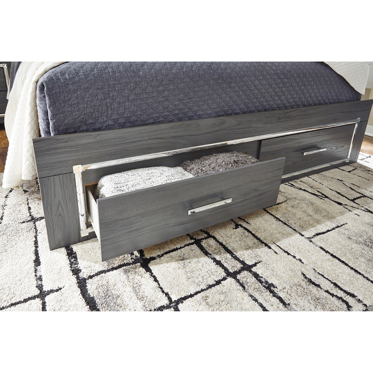 Benchcraft Lodanna King Platform Bed with Storage