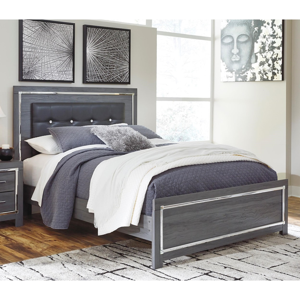 Ashley Furniture Signature Design Lodanna Full Upholstered Bed