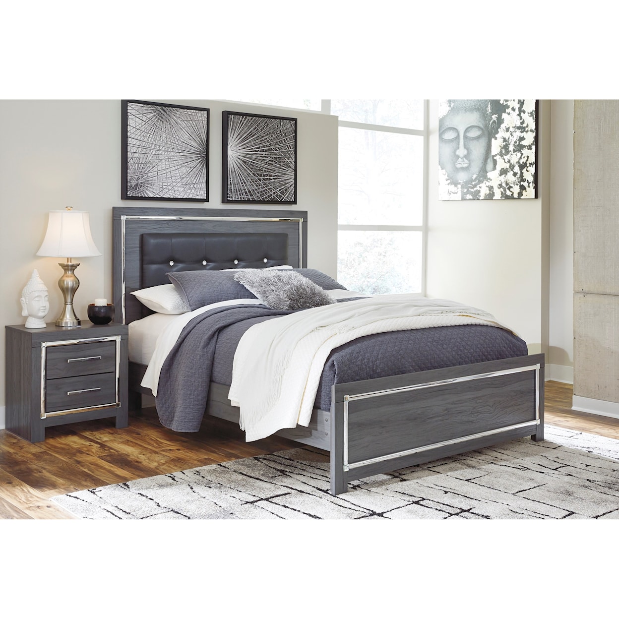 Ashley Furniture Signature Design Lodanna Full Upholstered Bed