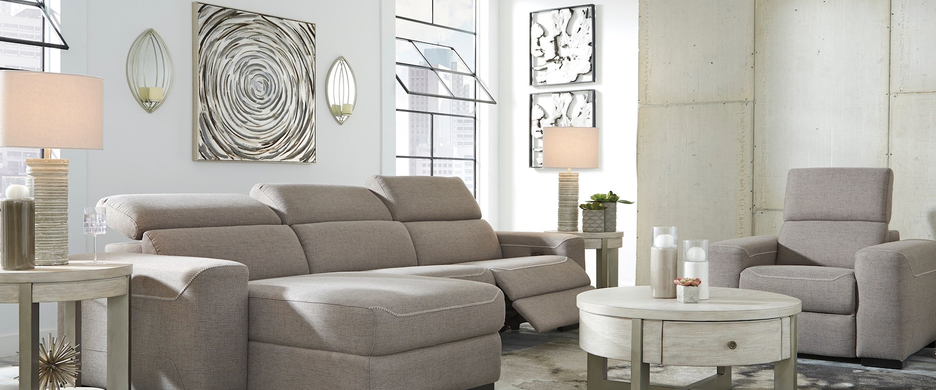 Power Reclining Living Room Group