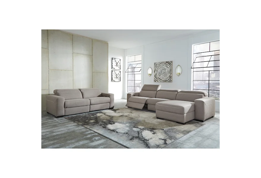 Mabton Power Reclining Living Room Group by Signature Design by Ashley at Furniture Fair - North Carolina