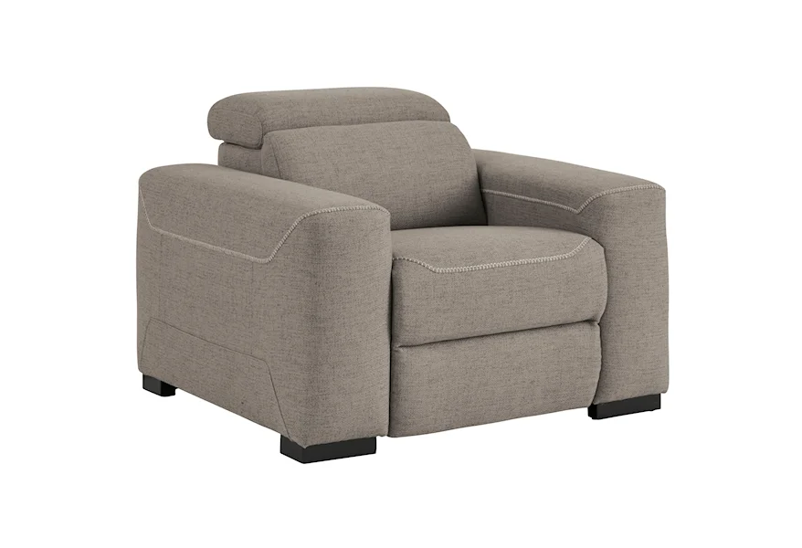 Mabton Power Recliner w/ Adj. Headrest by Signature Design by Ashley Furniture at Sam's Appliance & Furniture