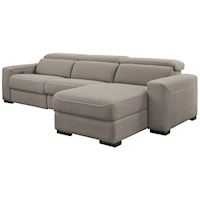 3-Piece Power Reclining Sectional w/ Chaise