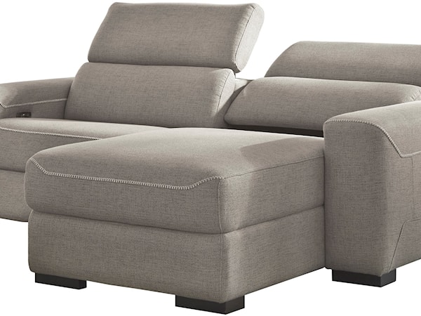 2-Piece Power Reclining Sectional w/ Chaise