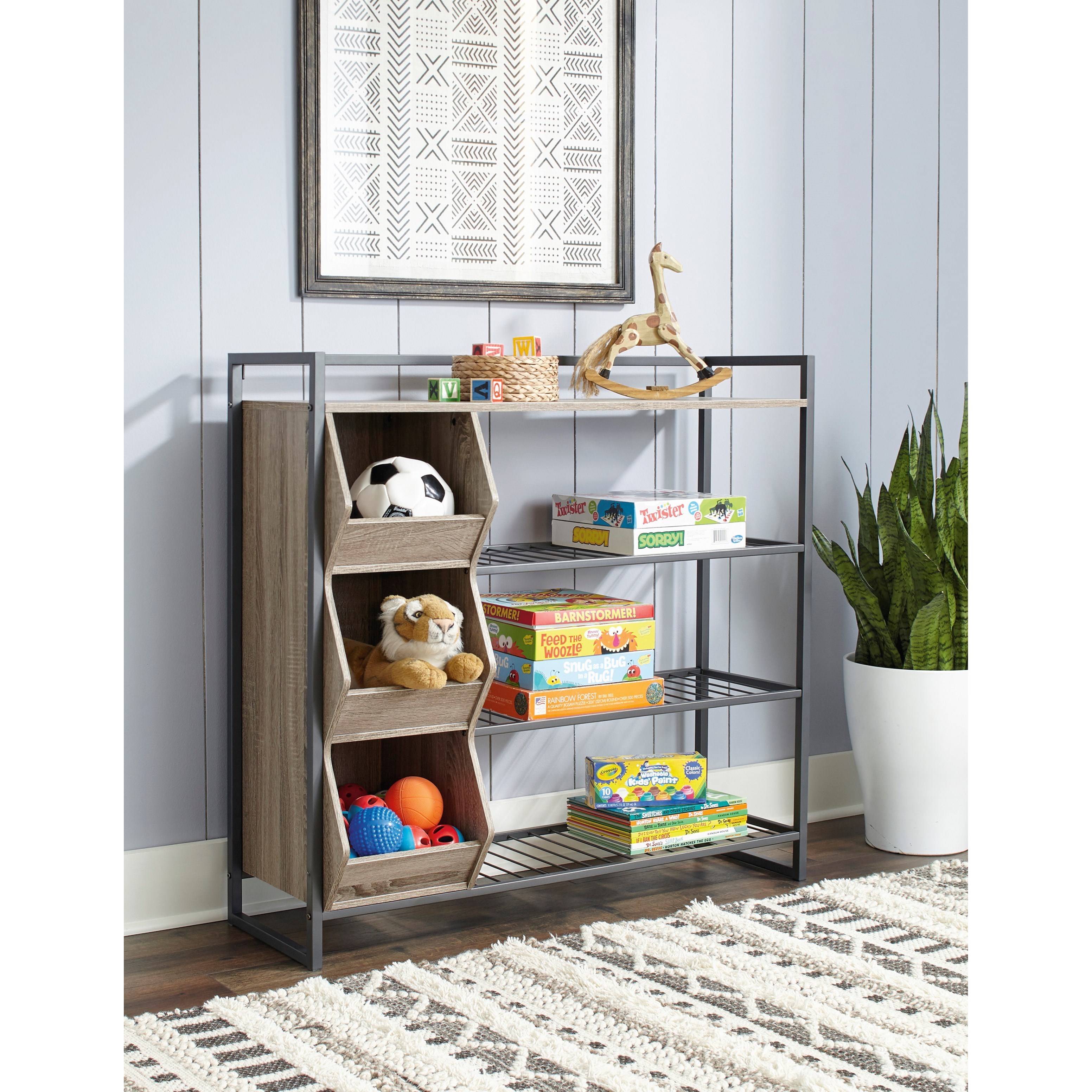 Threshold wire store shoe rack