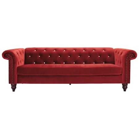 Chesterfield Sofa with Diamond Tufting