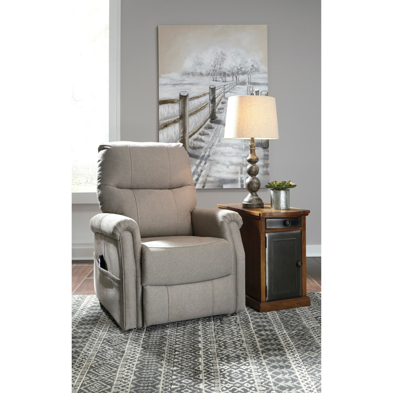 Signature Design by Ashley Furniture Markridge Power Lift Recliner