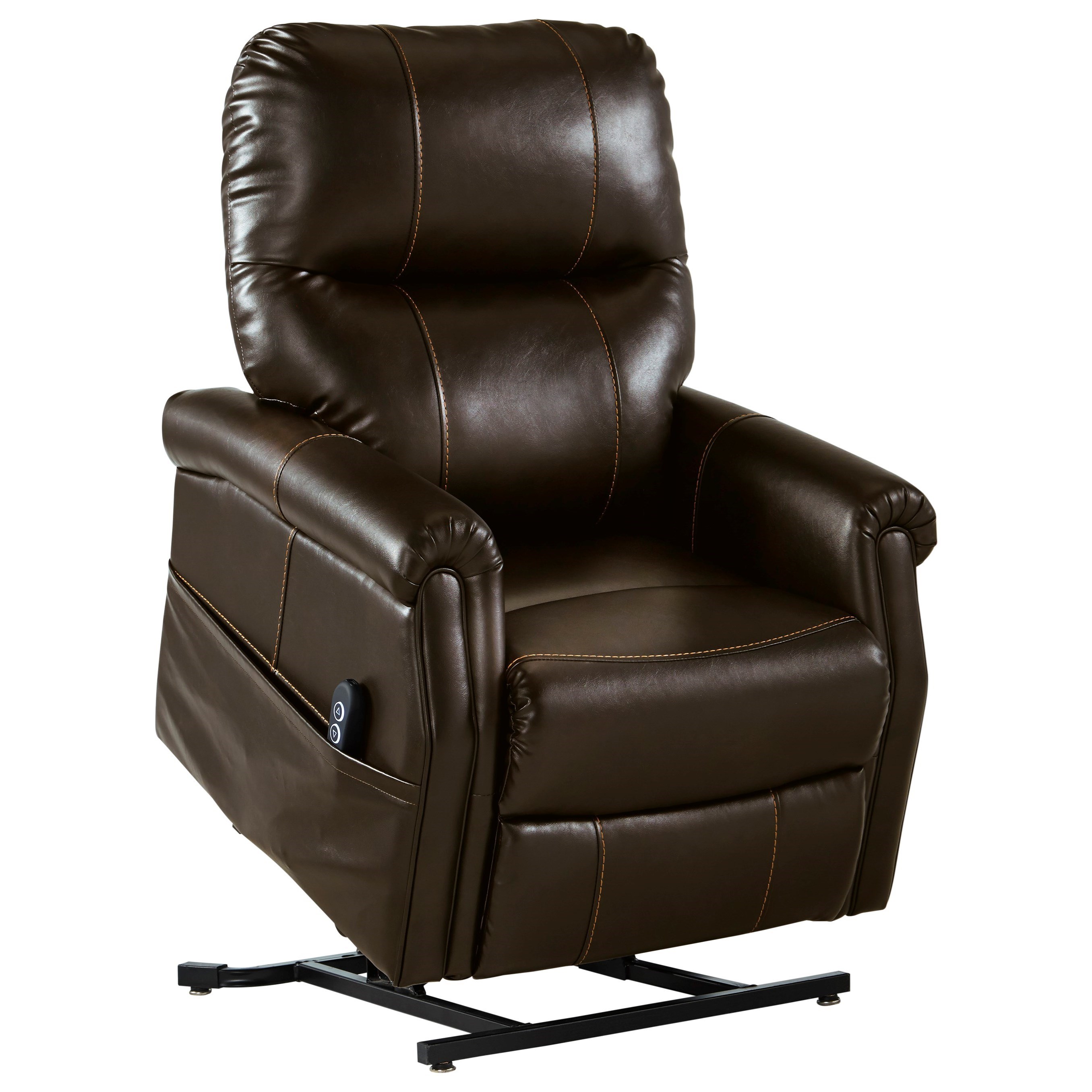Markridge Transitional Power Lift Recliner with USB Port Furniture and More Lift Chairs