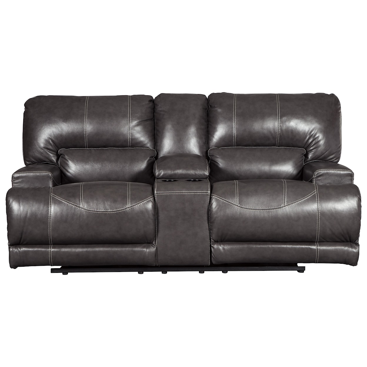 Signature Design by Ashley McCaskill Double Reclining Loveseat w/ Console