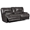 Signature Design by Ashley McCaskill Double Reclining Power Loveseat w/ Console