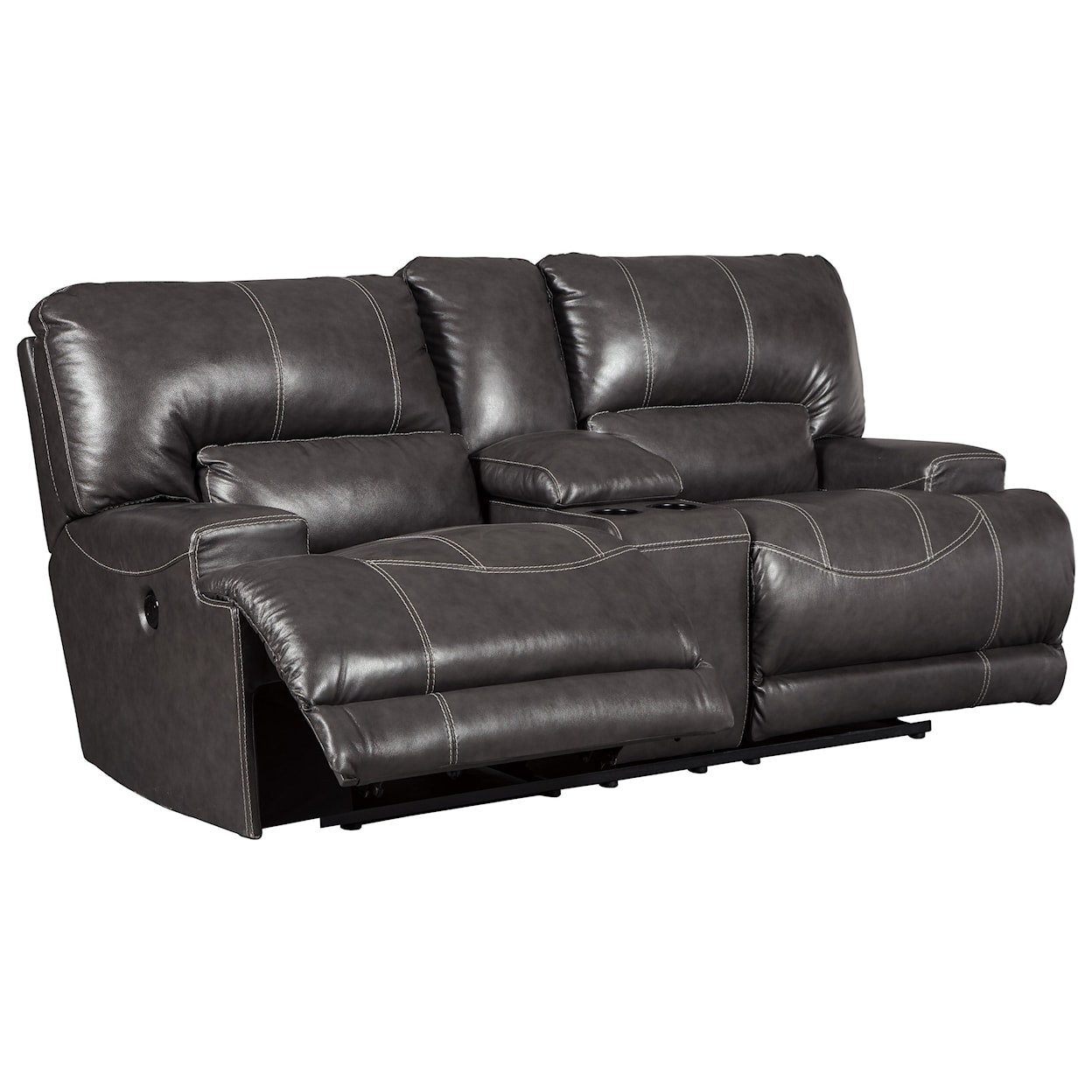 Signature Design by Ashley Furniture McCaskill Double Reclining Power Loveseat w/ Console