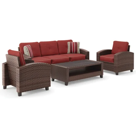 4 Piece Outdoor Conversation Set