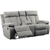 Ashley Furniture Signature Design Mitchiner Double Reclining Love Seat