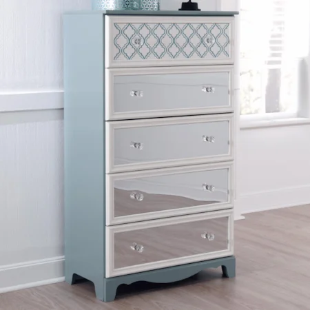 5-Drawer Chest with Customizable Drawer Fronts