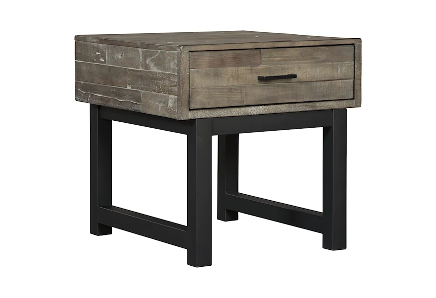 Mondoro Square End Table by Signature Design by Ashley at Beck's Furniture