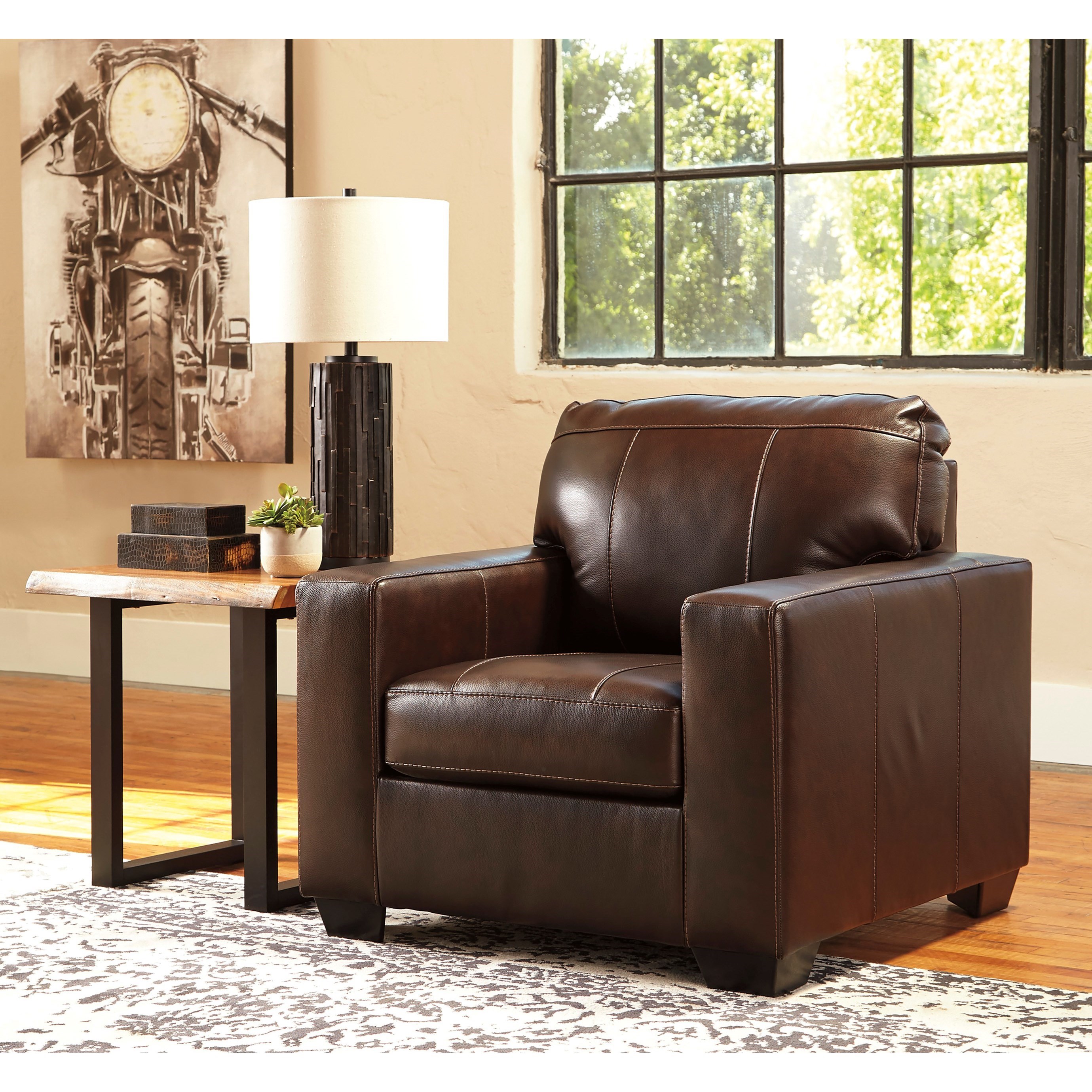 Signature Design by Ashley Morelos 3450220 Contemporary Leather Match