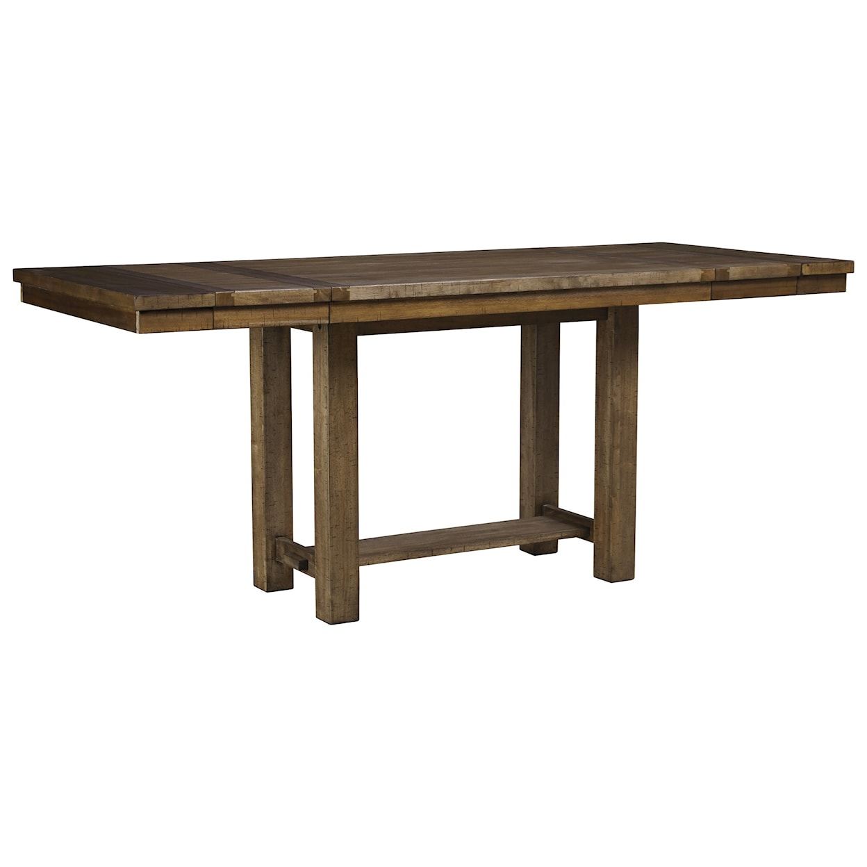 Ashley Signature Design Moriville 5-Piece Rectangular Ext Counter Table Set