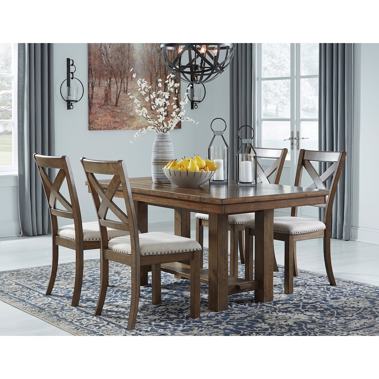 Michael Alan Select Moriville 5-Piece Table and Chair Set