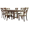 Signature Design by Ashley Furniture Moriville 7-Piece Table and Chair Set