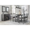 Signature Design Myshanna 7-Piece Counter Table Set