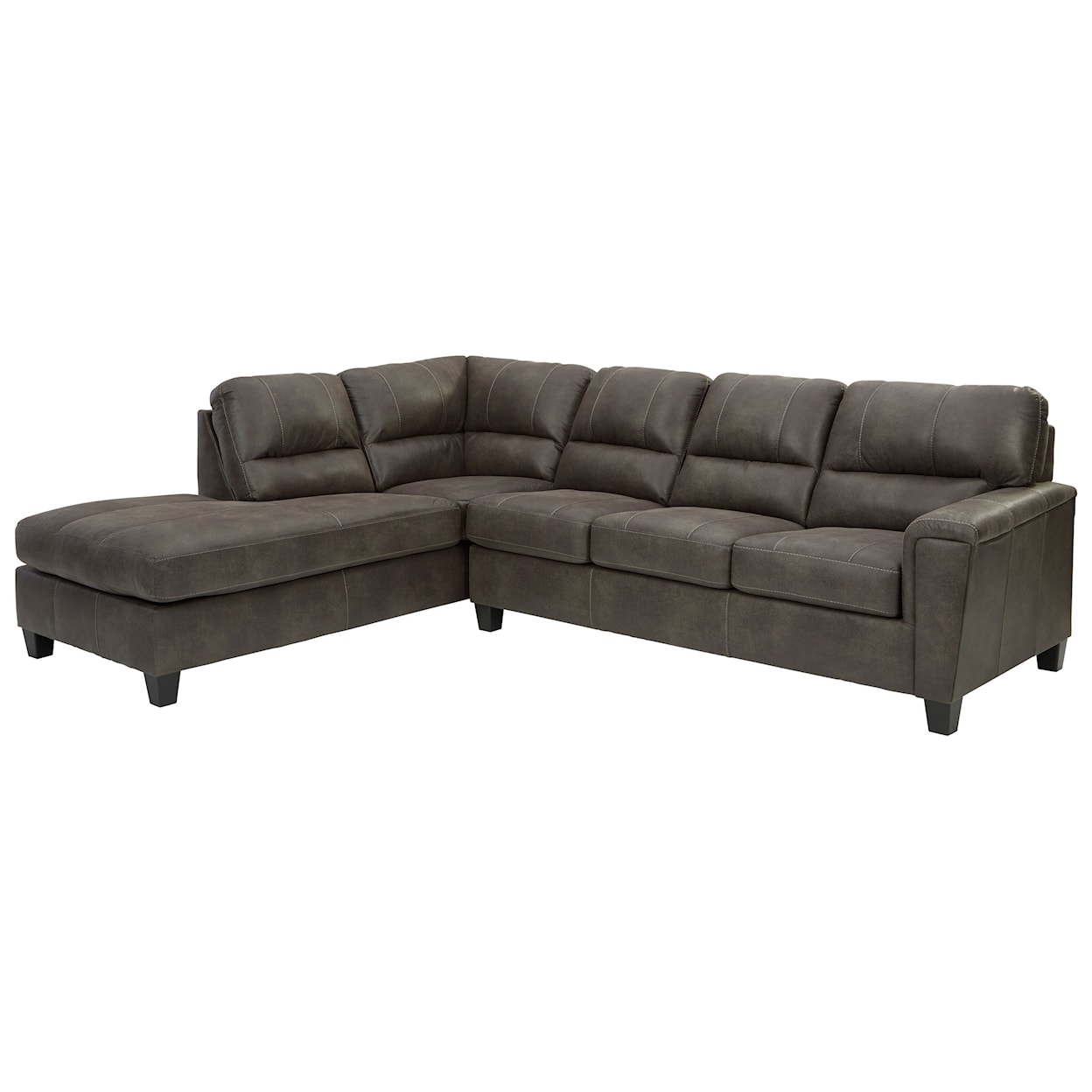 Ashley Signature Design Navi 2-Piece Sectional with Left Chaise