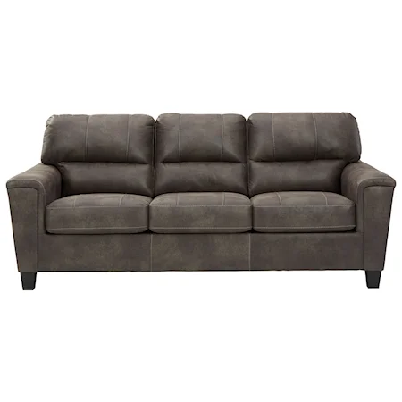 Faux Leather Queen Sofa Sleeper