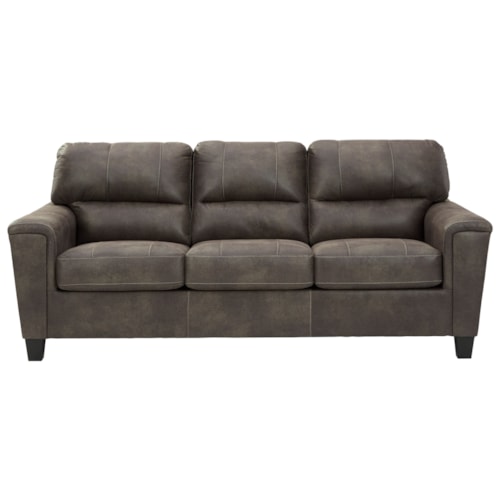 Faux Leather Queen Sofa Sleeper